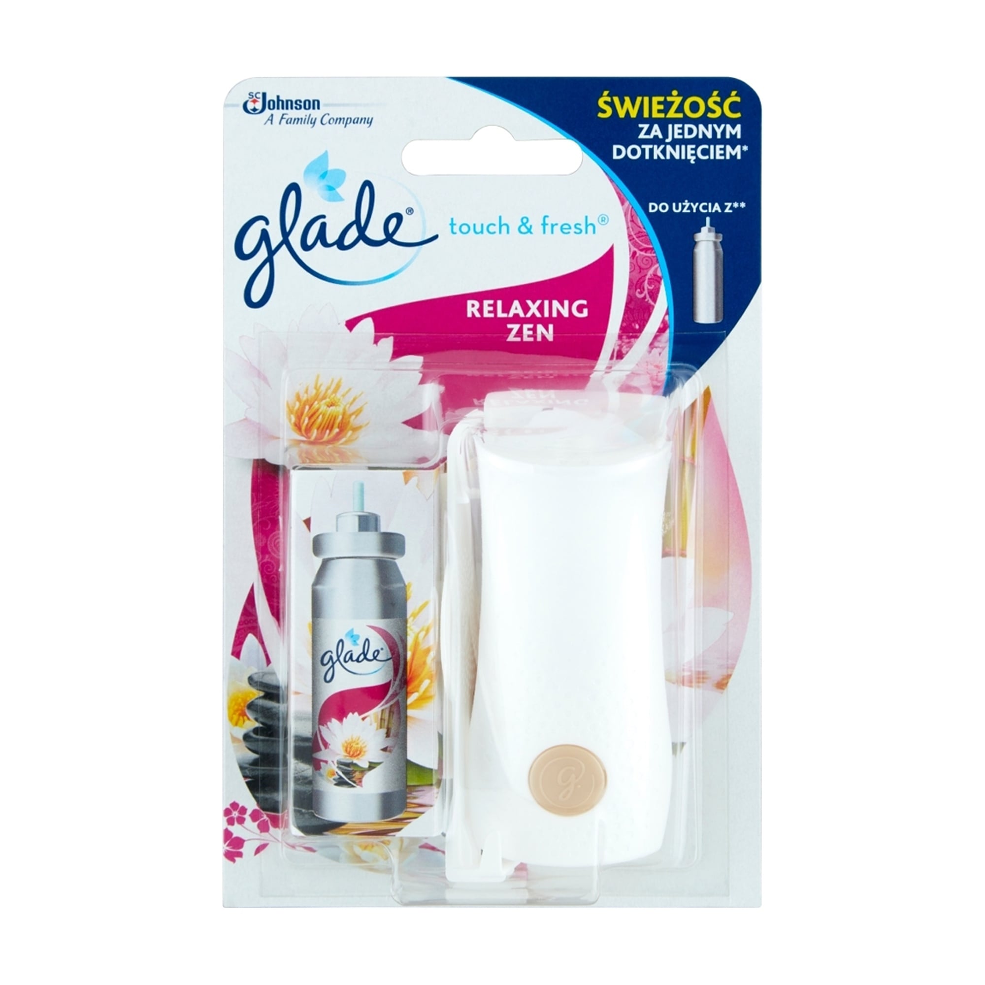 Освіжувач повітря Glade Touch &amp; Fresh Relaxing Zen Японський сад, 10 мл (міні-спрей)